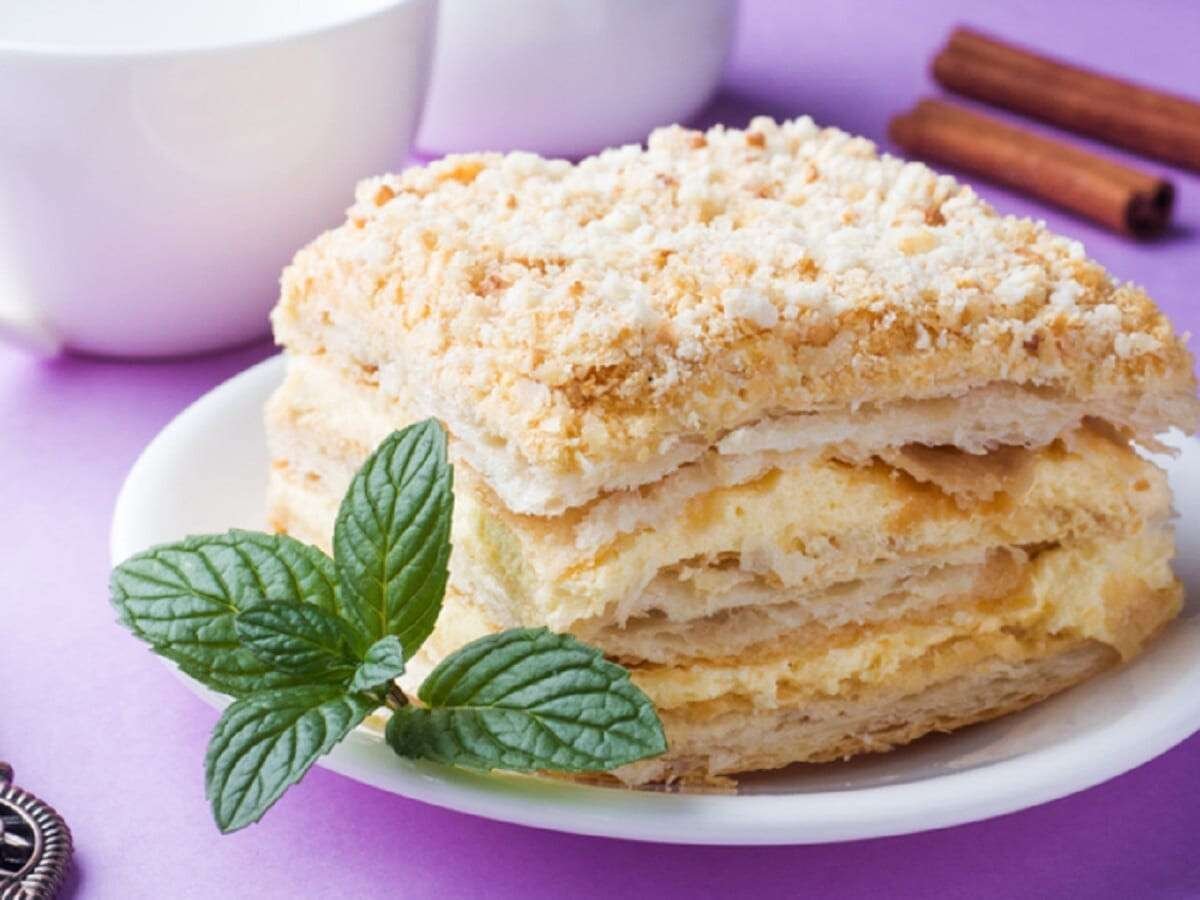 Закусочный блинный торт с селедочным паштетом