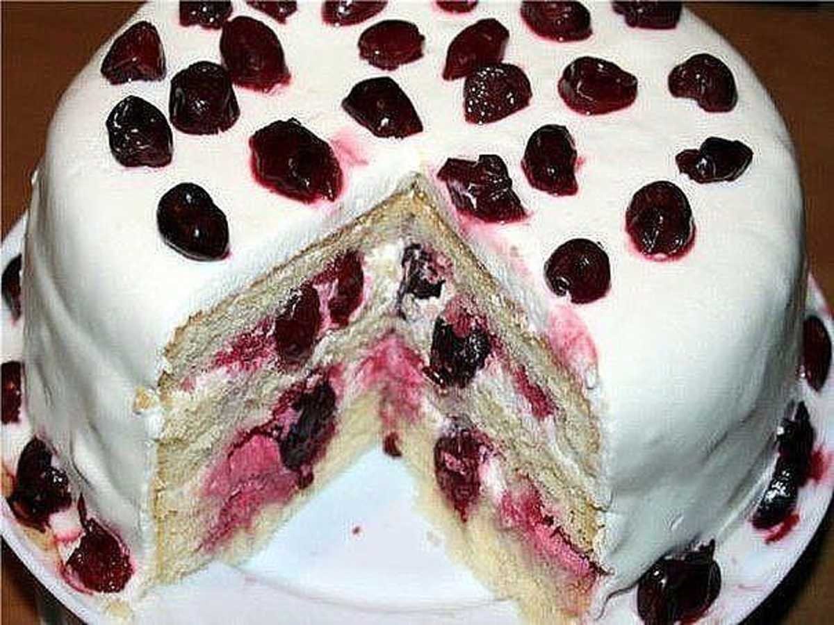 Чизкейк с вишней