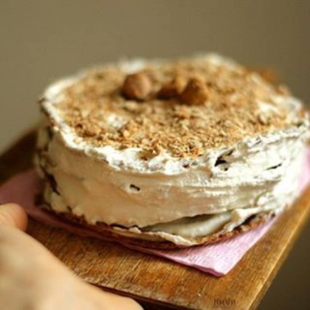 Немецкий торт с творогом и малиной Himbeer-Quark-torte