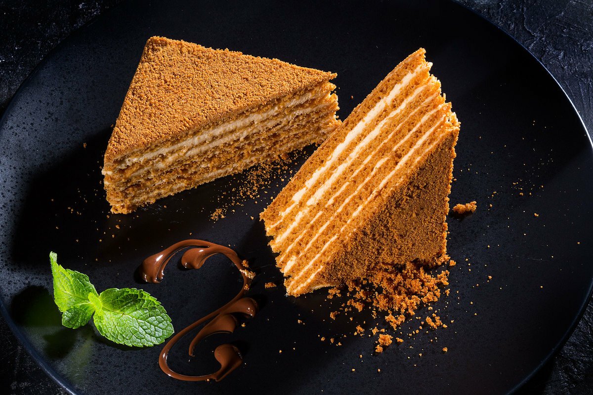 Торт с коржами из крошки
