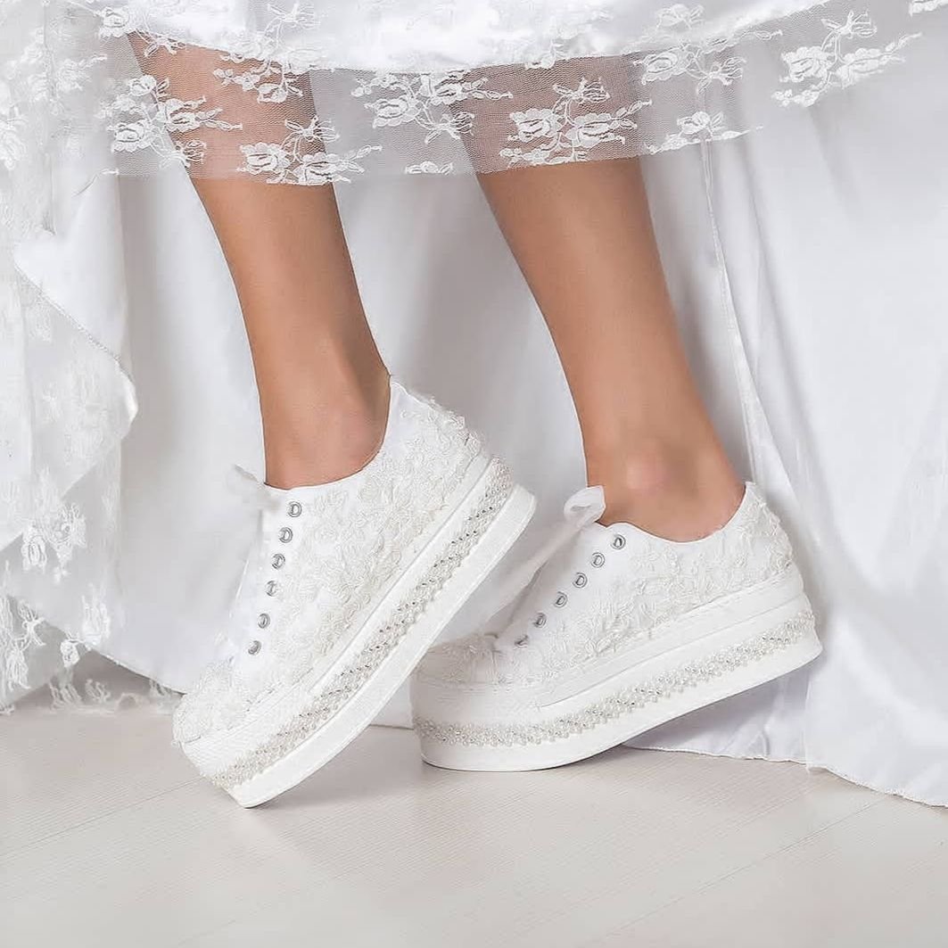 Обувь под свадебное платье летом