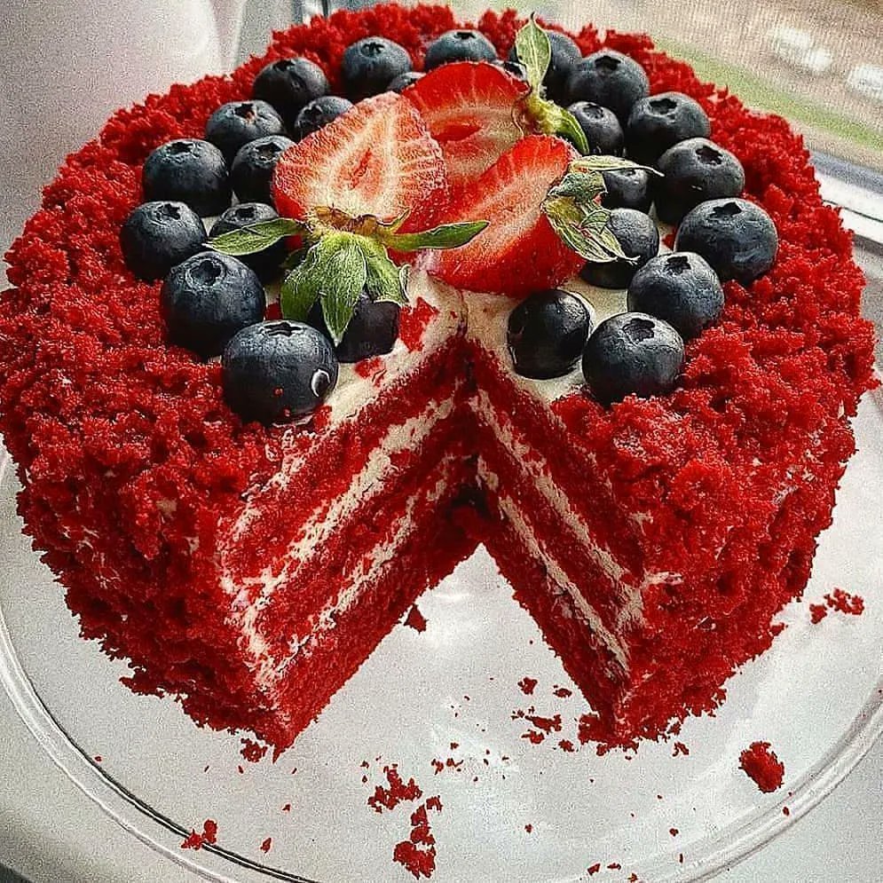 Торт без декора