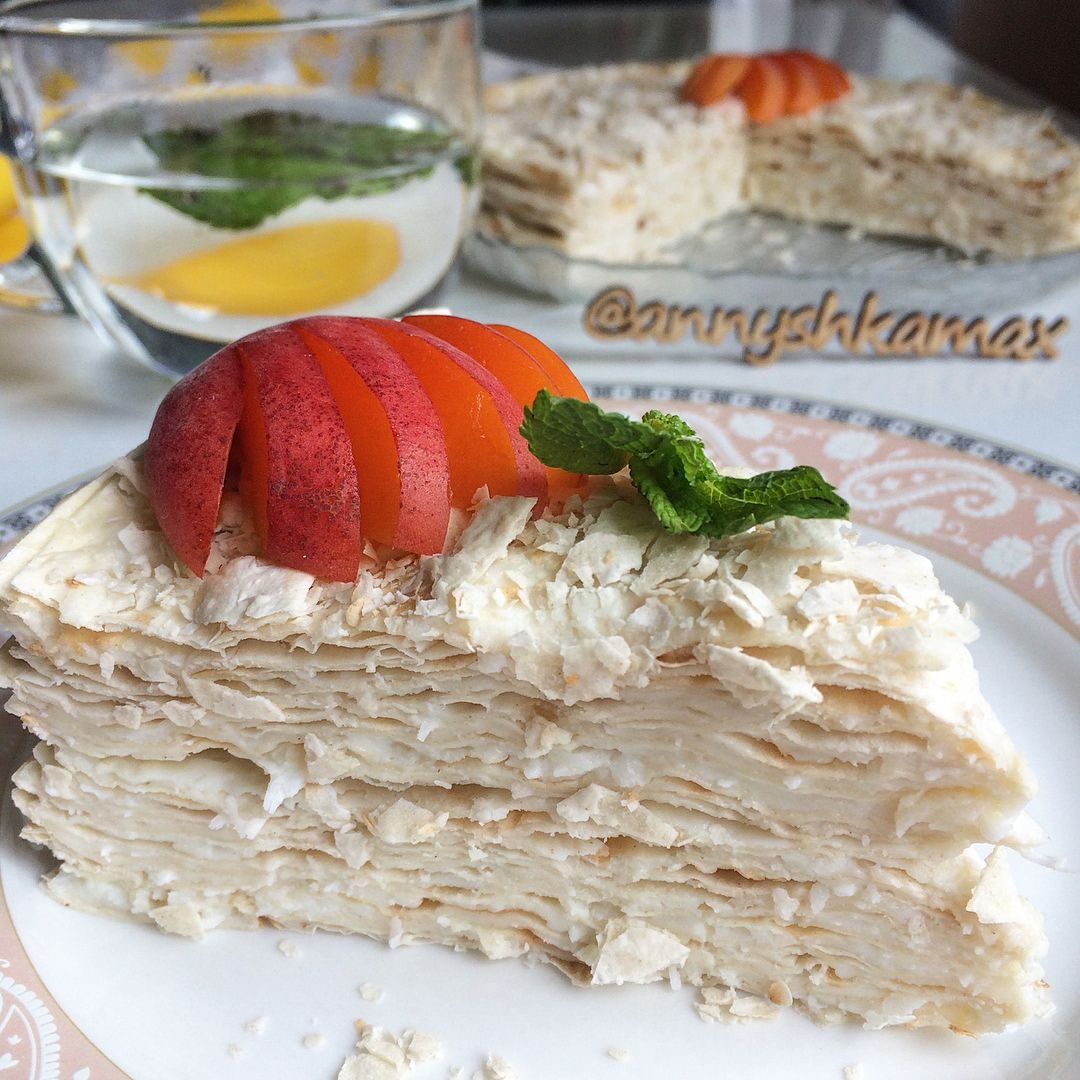 Диетический торт из лаваша