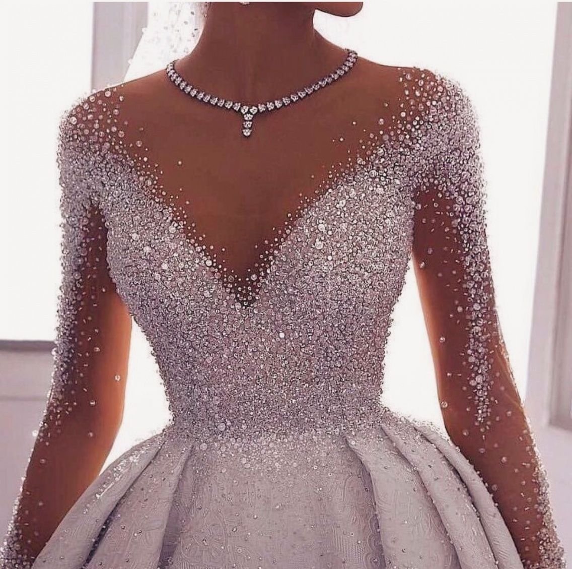 Ball Gown Свадебные платья блестящие