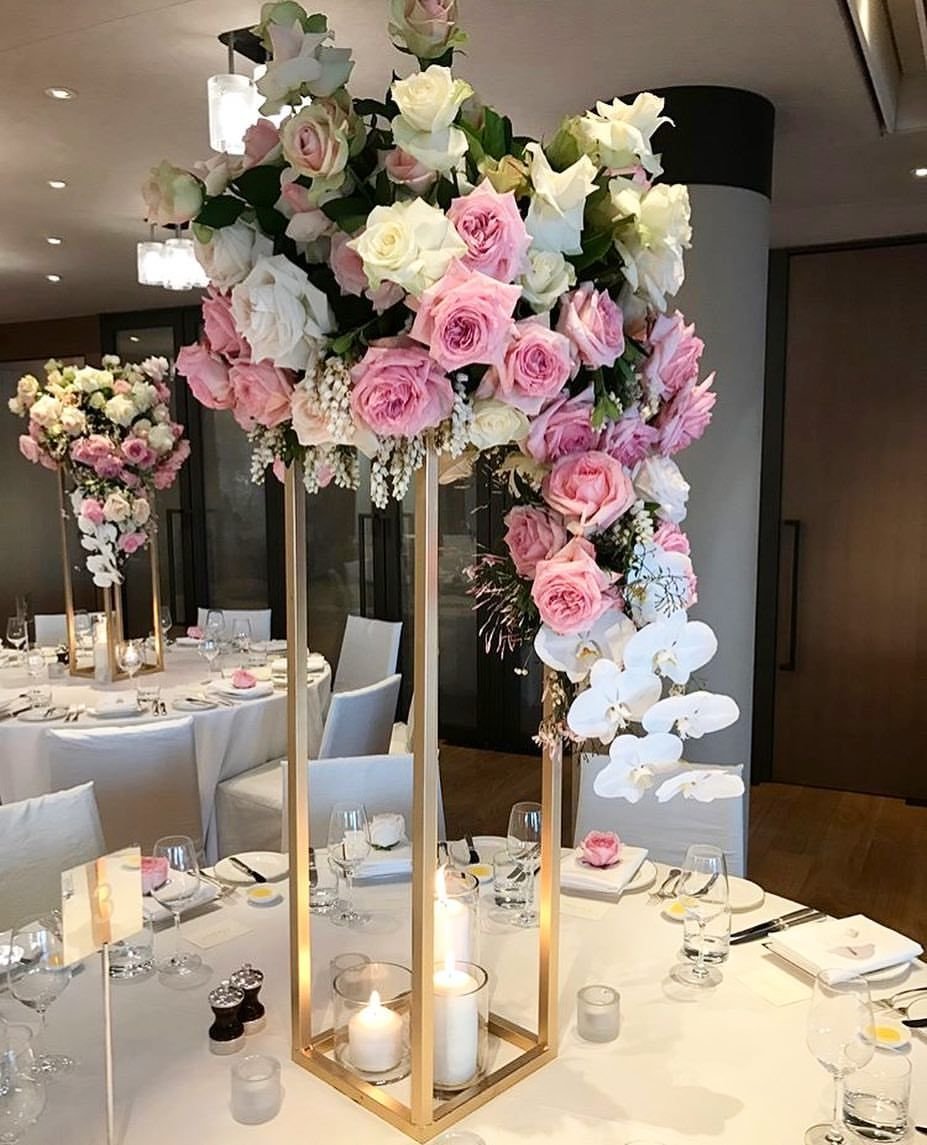Подставка для цветов на свадебный стол