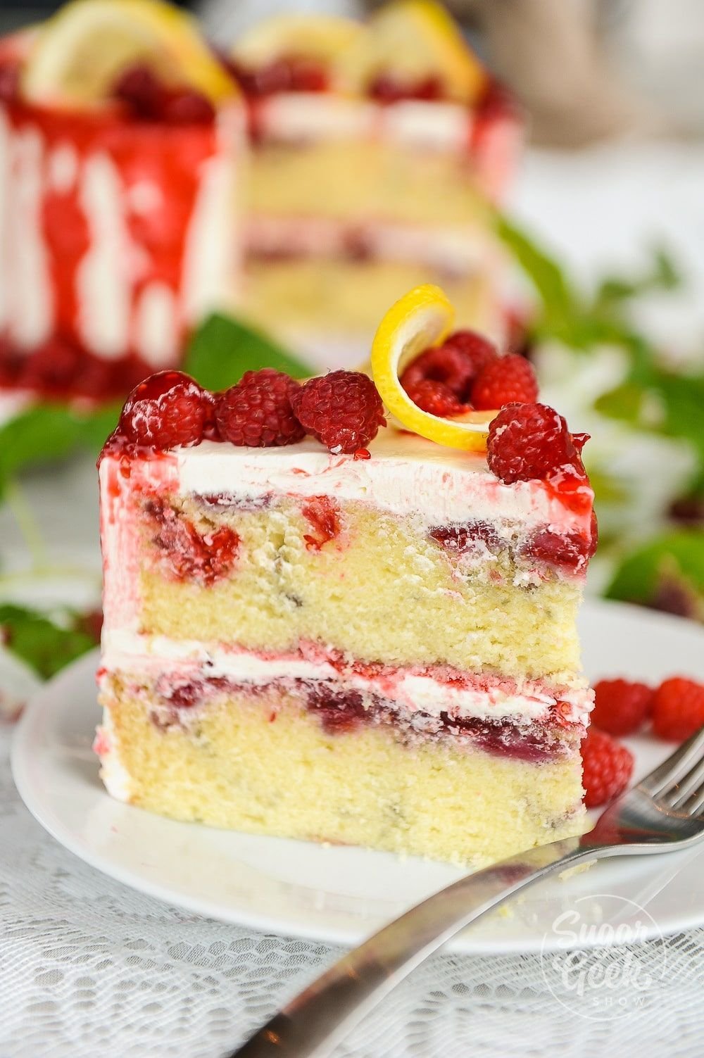 Лимонно-малиновый торт “Lemon Raspberry Delice” Америка