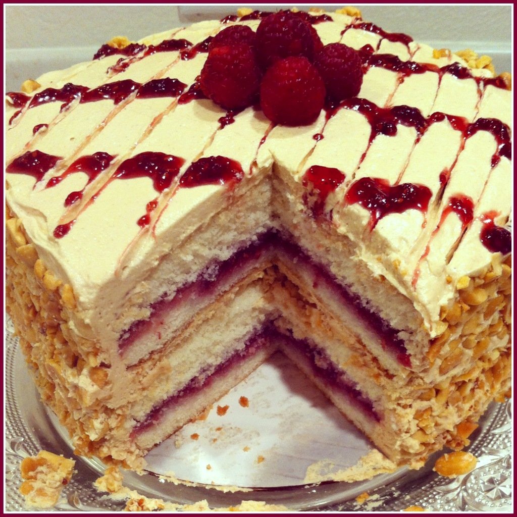 Легкий бисквитный торт. Вкусный торт. Домашние торты. Торт простой. Торт с прослойками.
