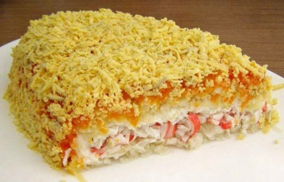 Крабовый салат новинка