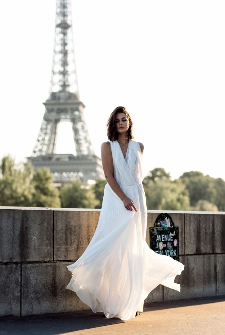 Свадебное платье французский стиль