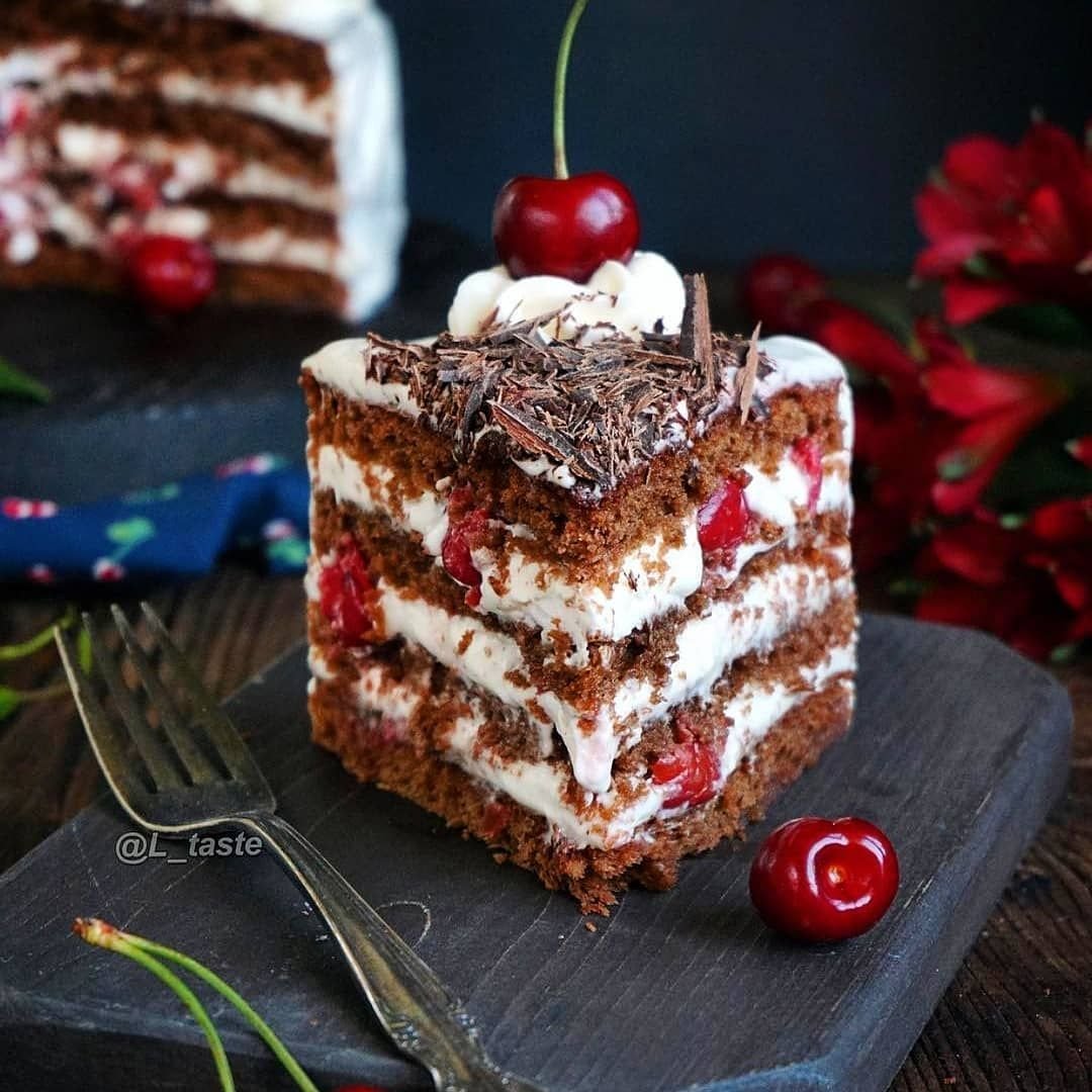 Торт чёрный лес Шварцвальд