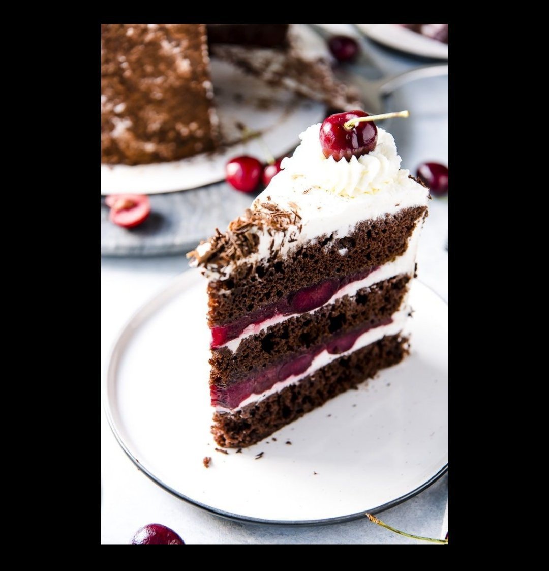 Торт "чёрный лес" (Black Forest Cake)