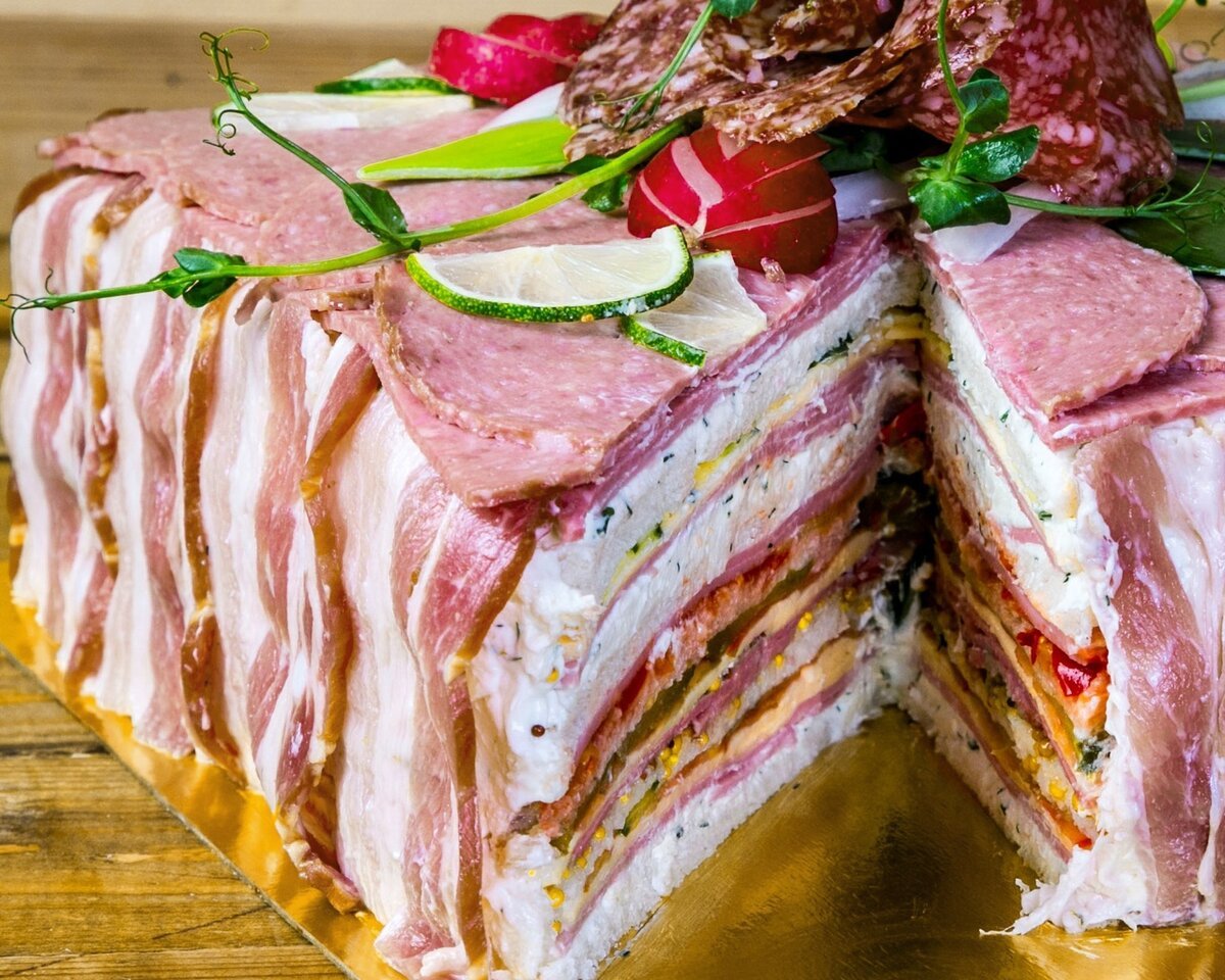 Заливной торт