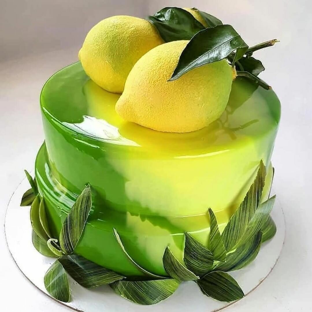 Лимонный шифоновый торт
