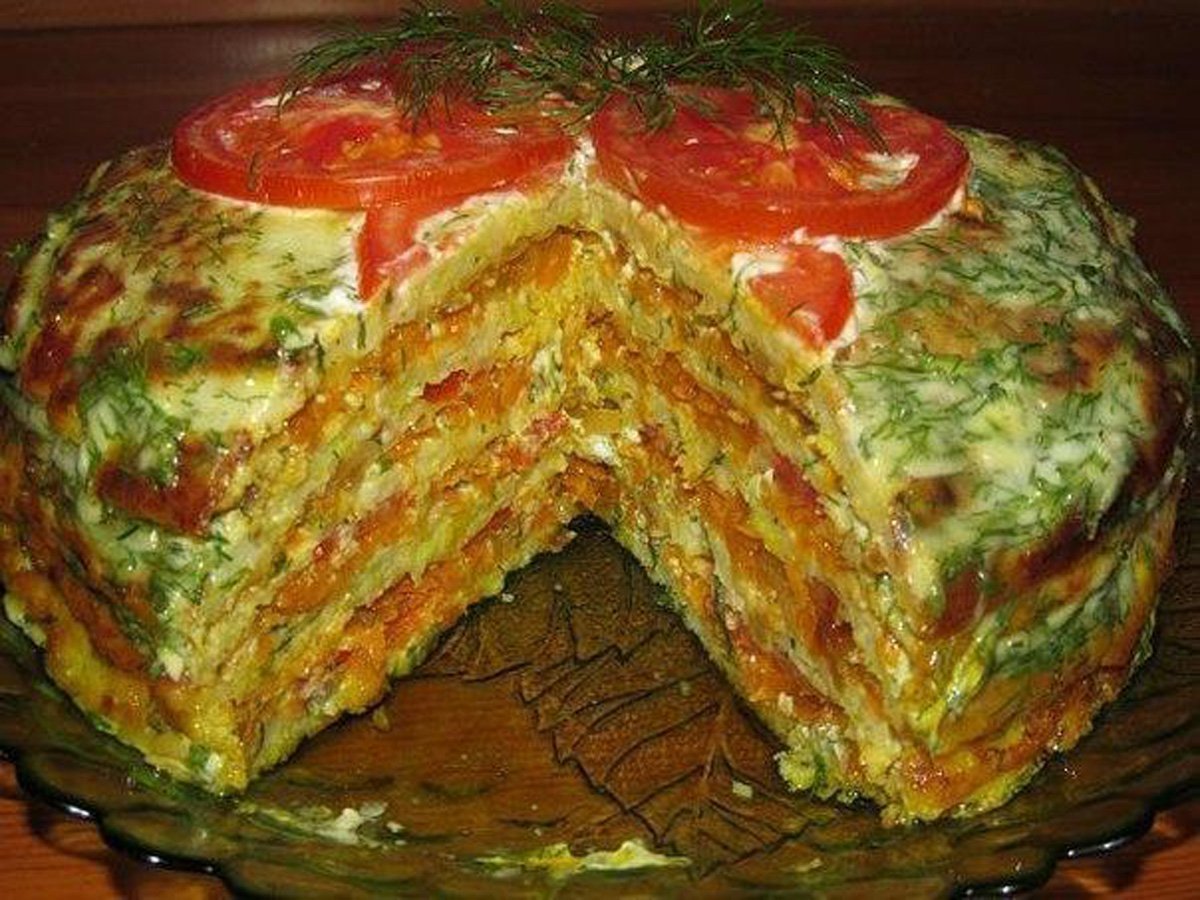 Кабачковый торт