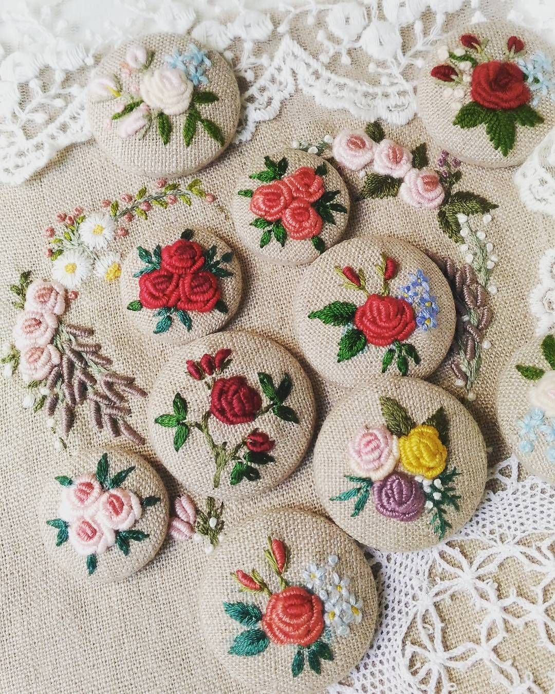 Мини вышивка рококо