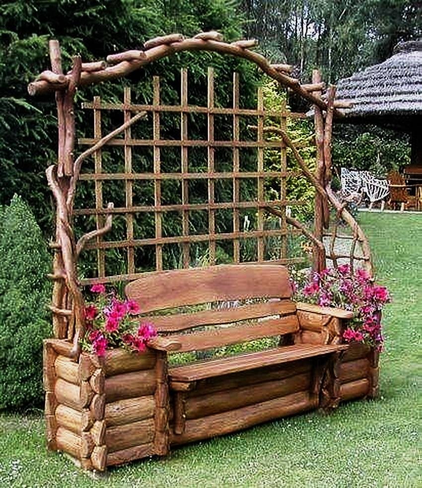 Скамейка из спичек