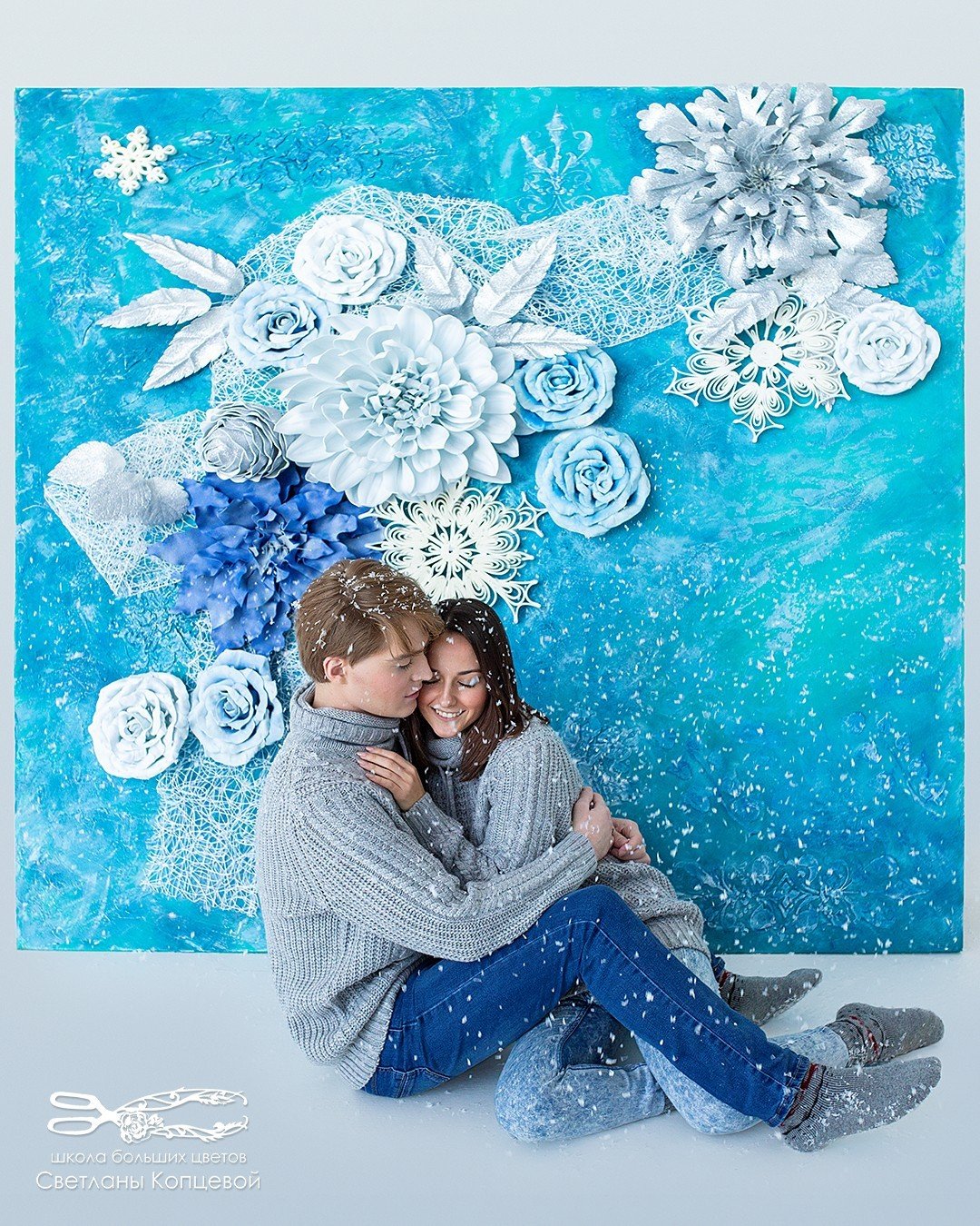 Новогодняя фотозона из изолона