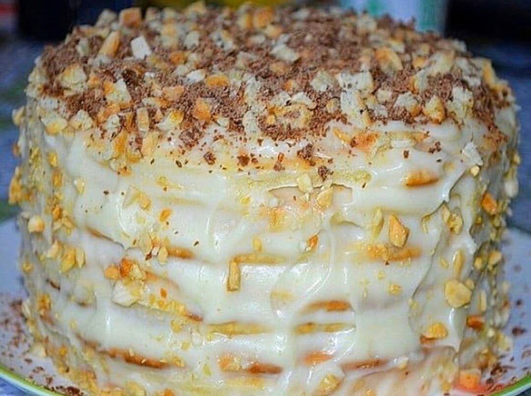 Торт со сгущенкой