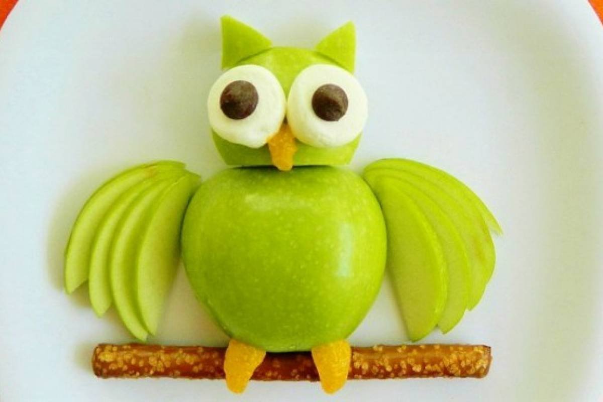 Фигурки из фруктов