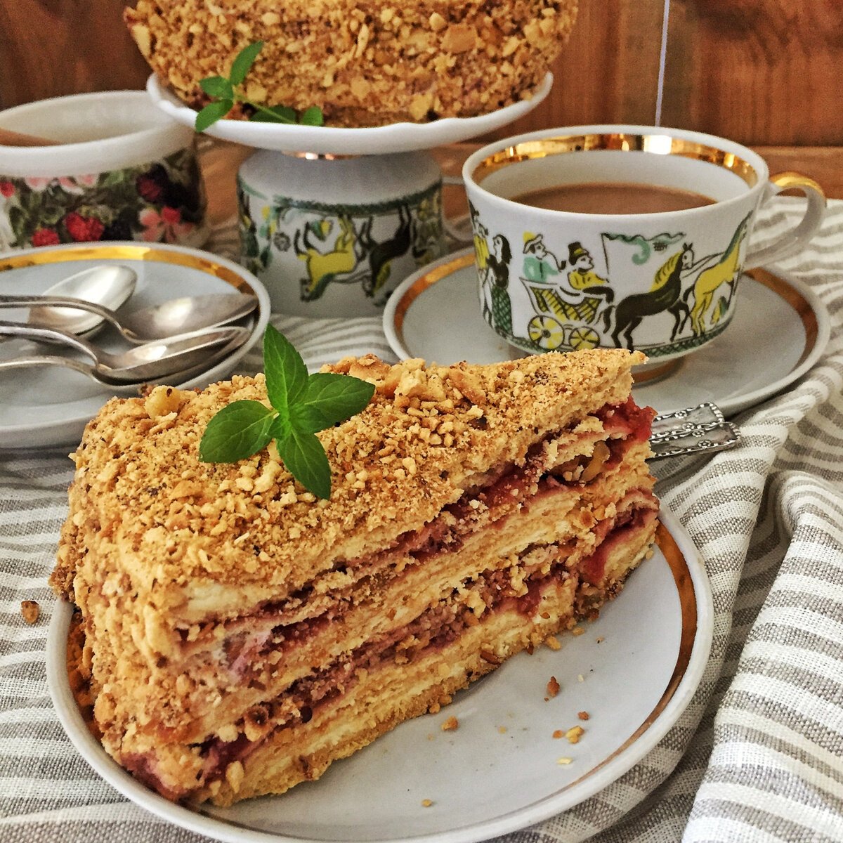 Торт с медовыми коржами