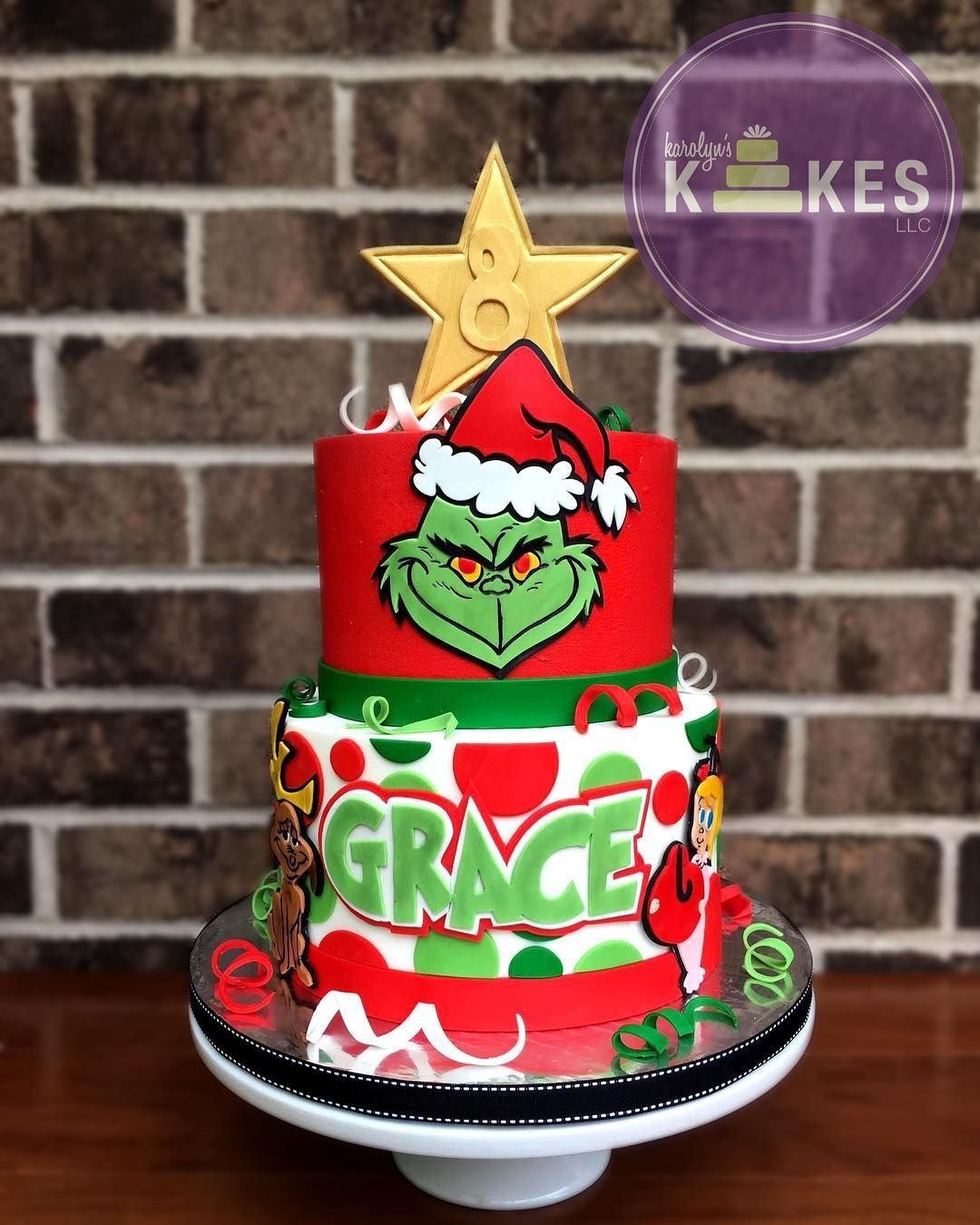 Greench Cake Merry Christmas