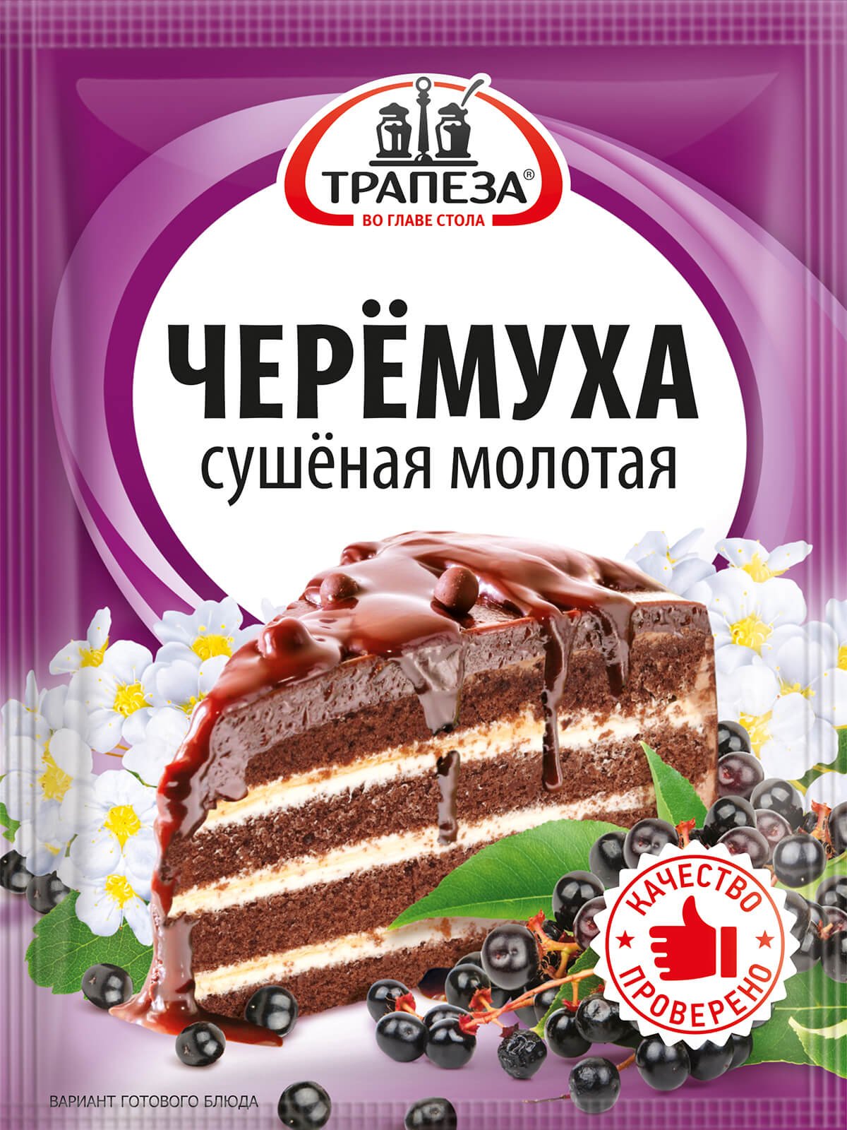 Черемуха Трапеза сушеная молотая 40 г