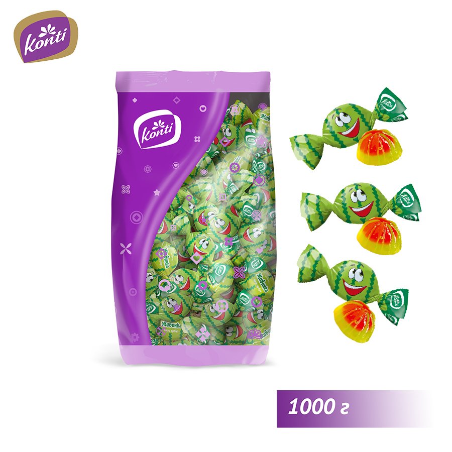 Конфеты Живинка Арбуз 250
