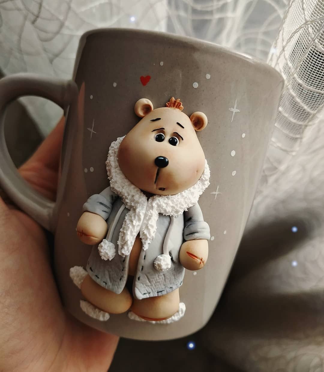 Новогодний декор из полимерной глины