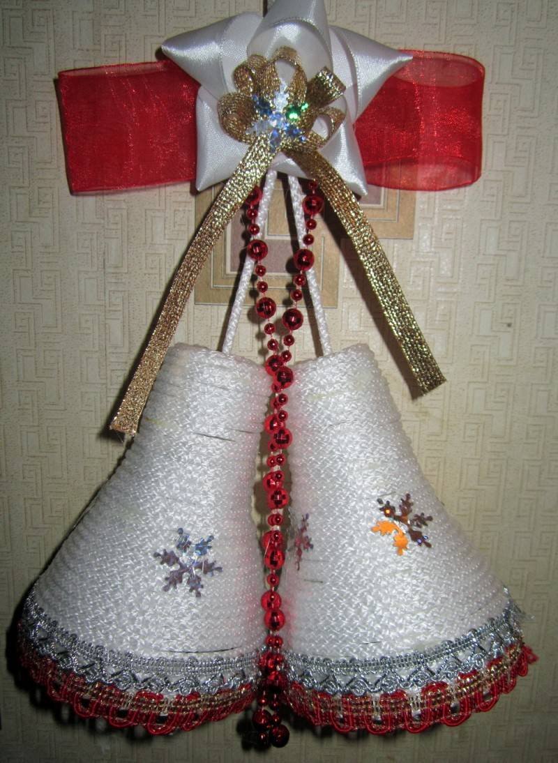 Поделка колокольчики на новый год