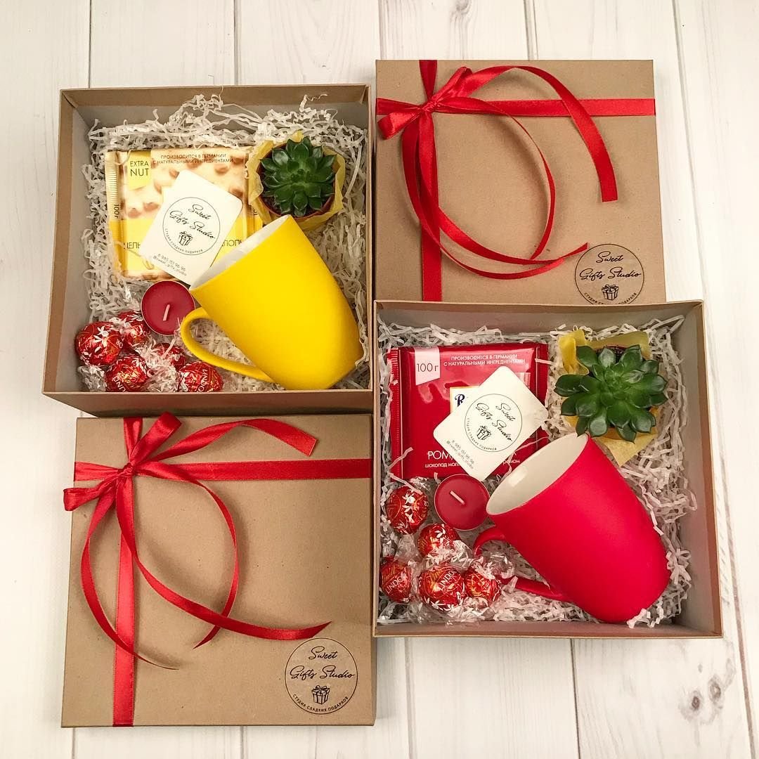 Декор коробки для подарка