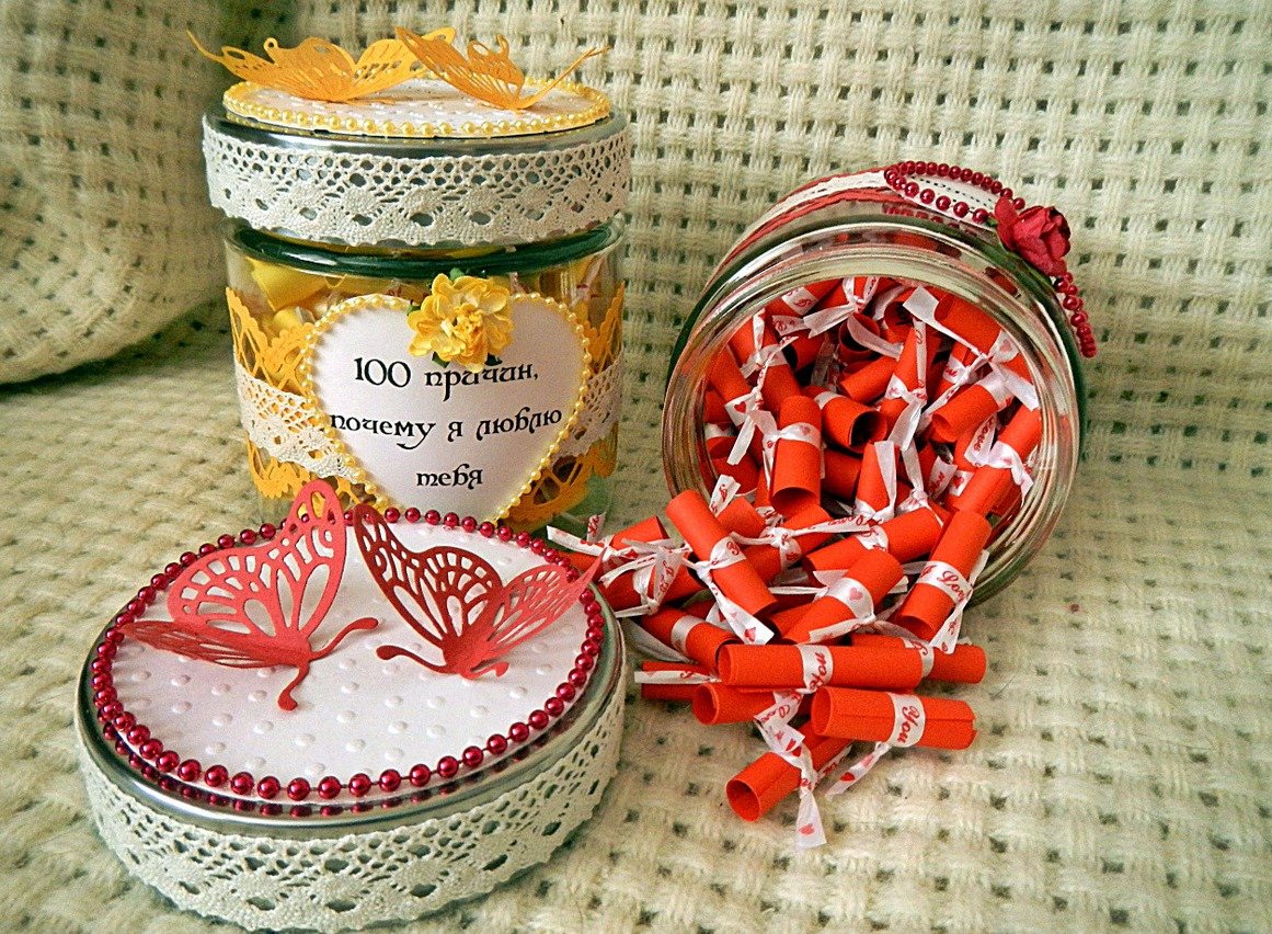 Подарок из конфет