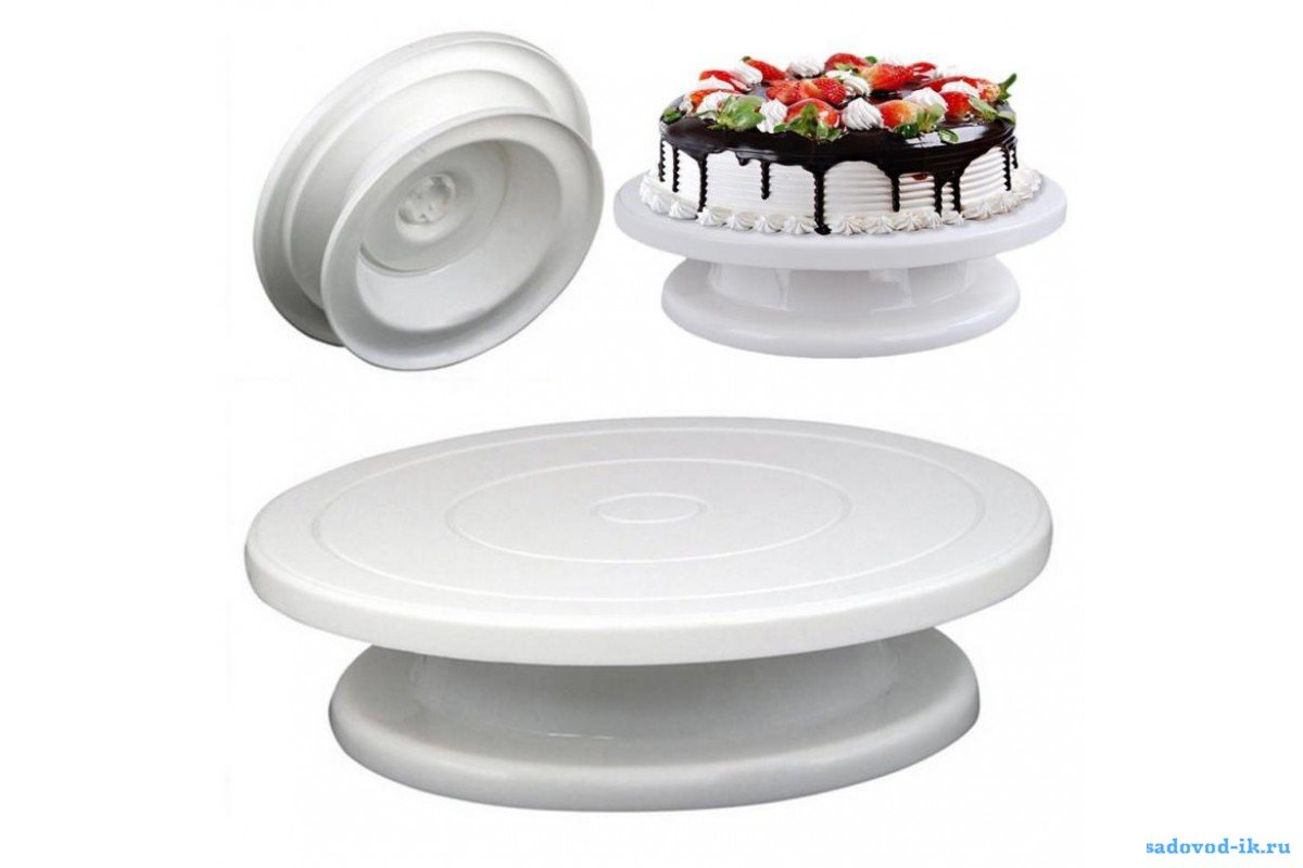 Подставка для торта вращающаяся 28х7 см erli Tray