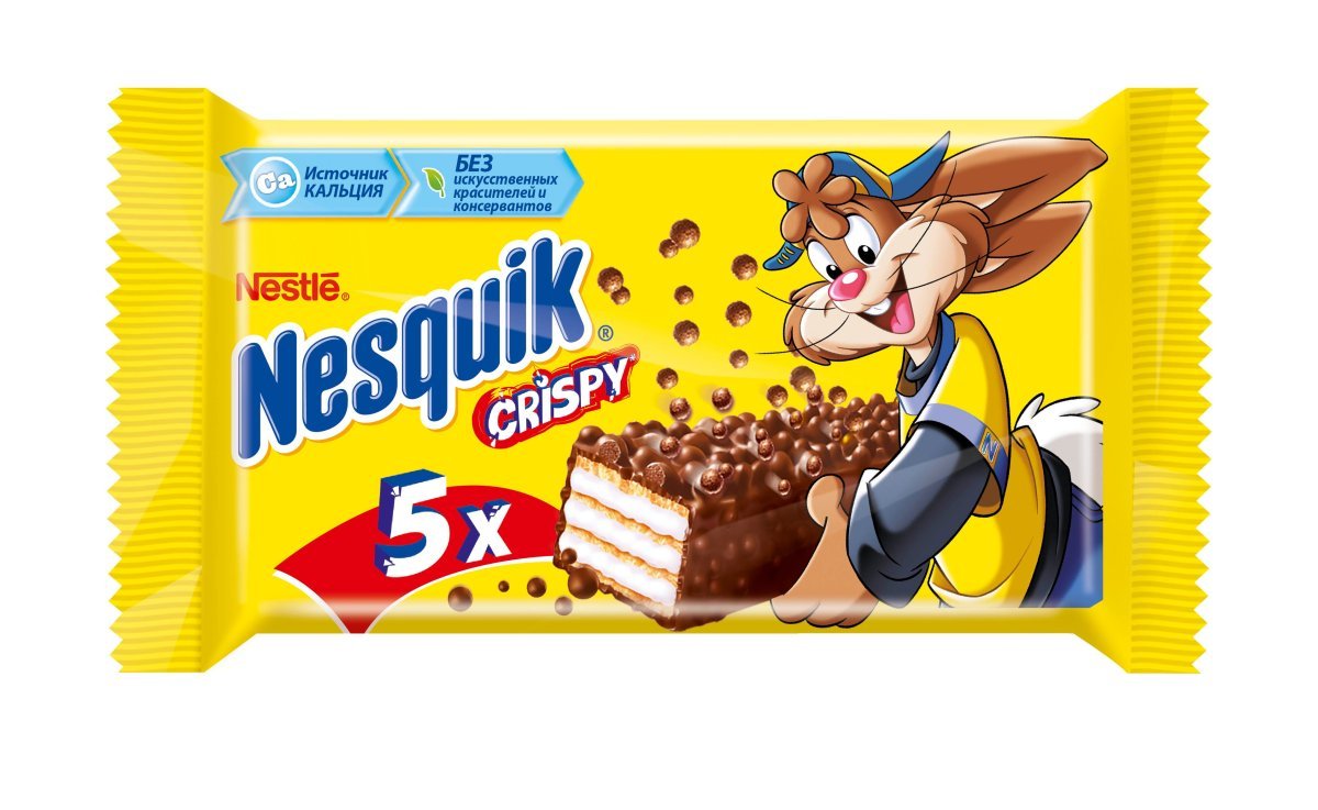 Nesquik батончик и Криспи