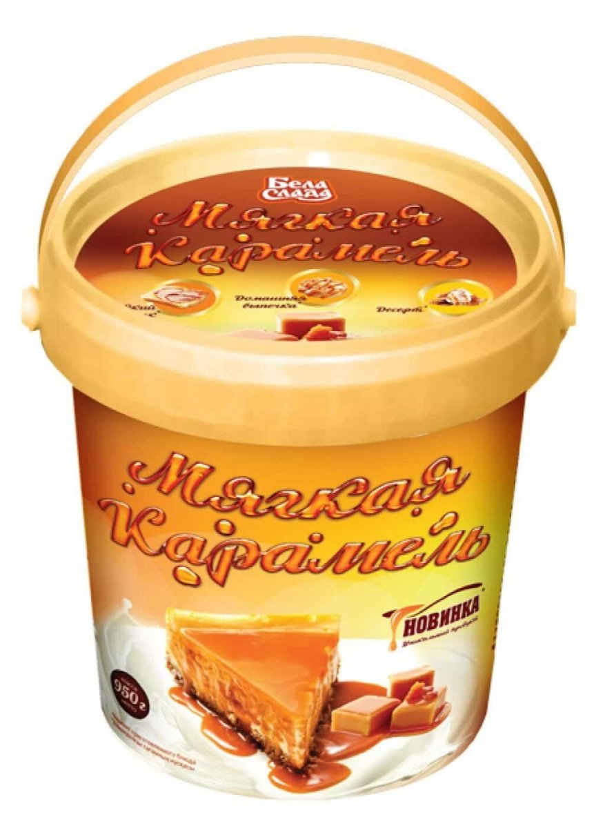 Сгущенка бела Слада мягкая карамель 950гр ведро