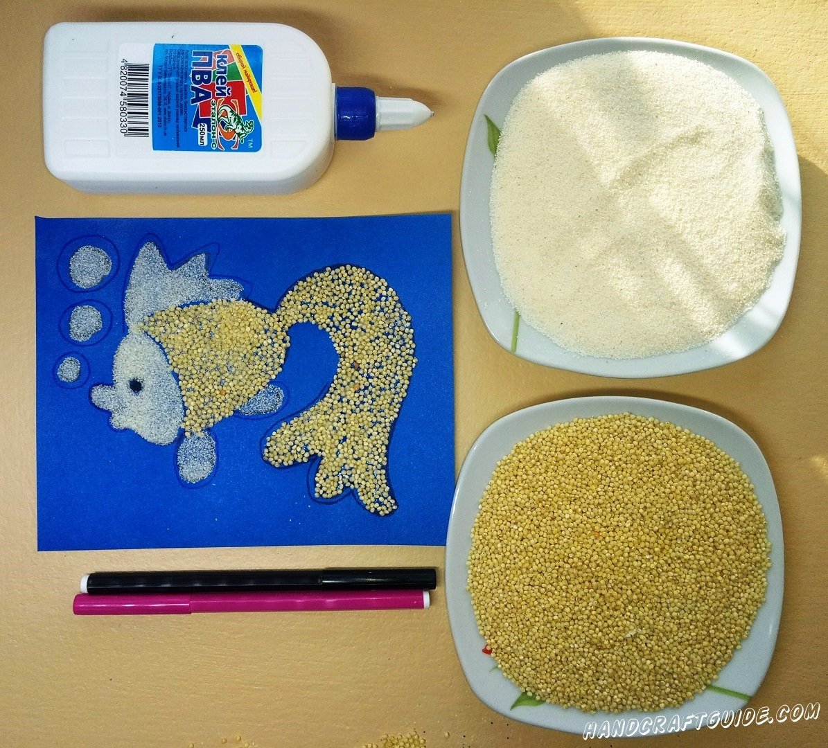 Поделки из гречки