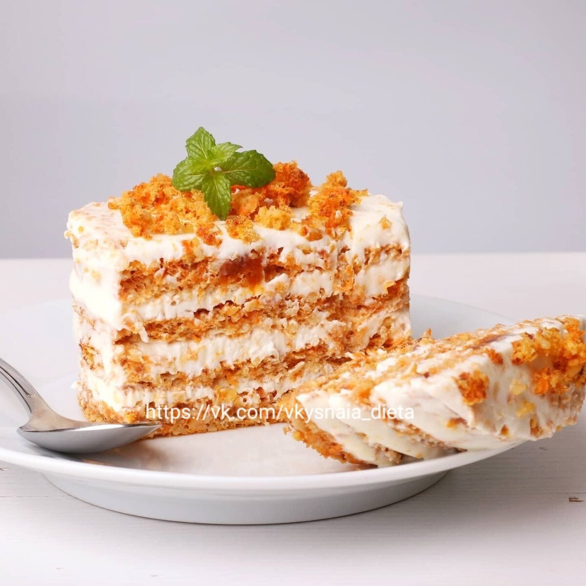 Морковный торт на сковороде