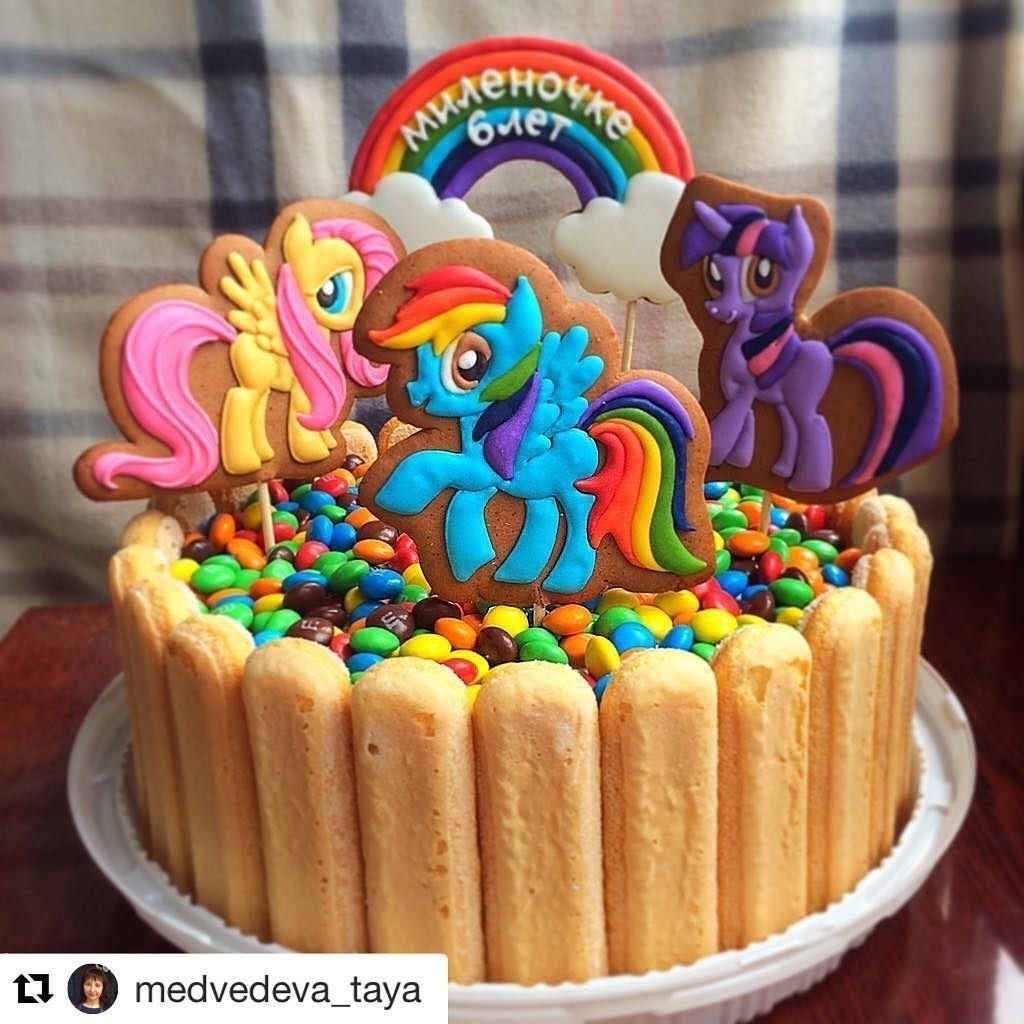 Торт поняшки с пряниками