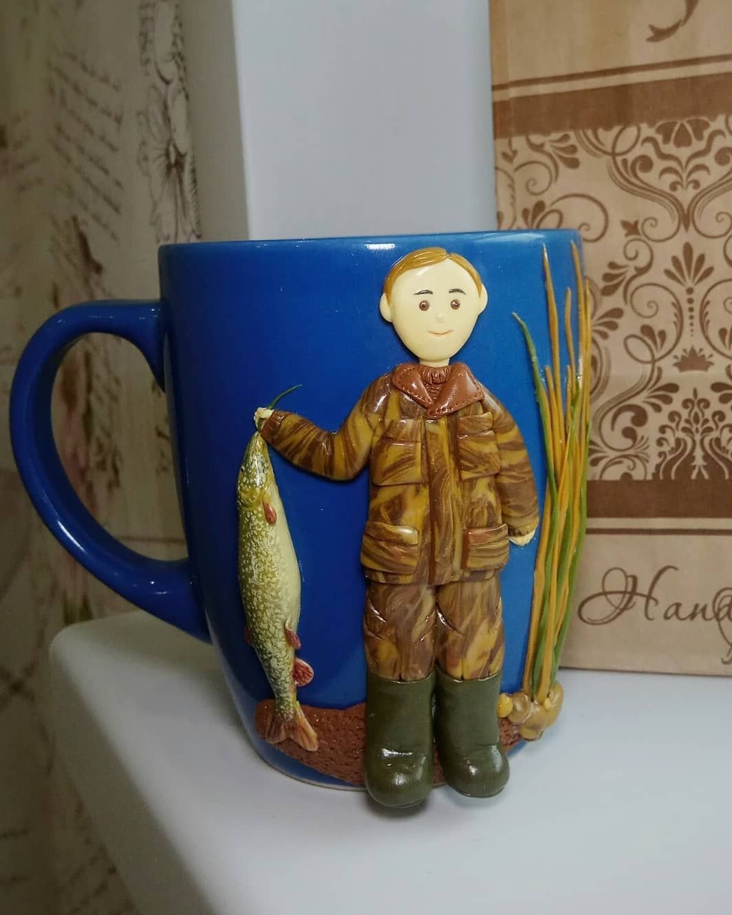 Открытка рыбаку своими руками