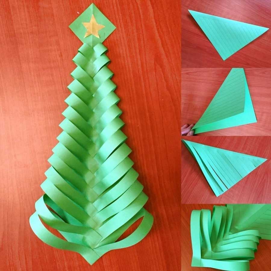 Елочка из пластилина