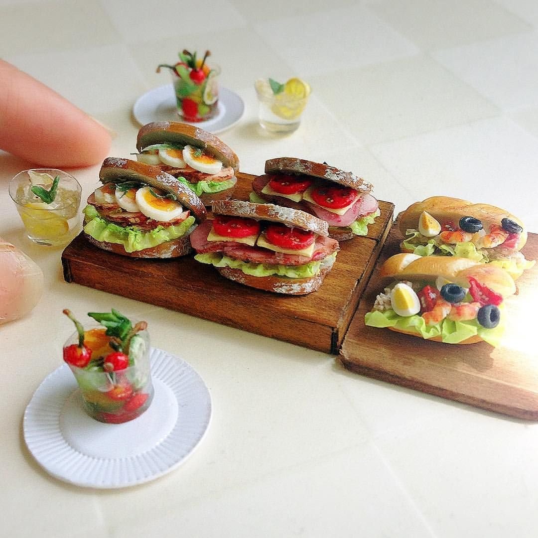 Fimo Miniature food
