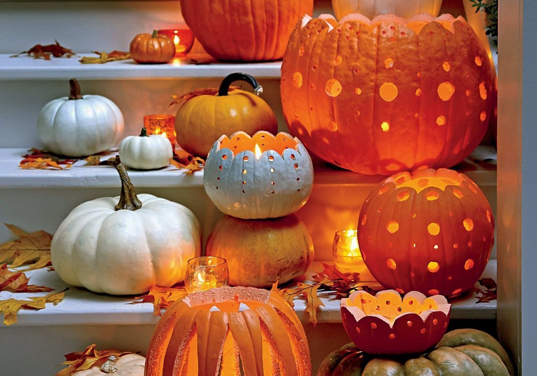 Декор с тыквами Halloween