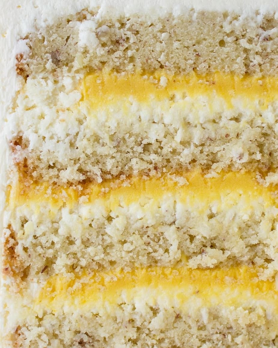 Mango Cake Top view
