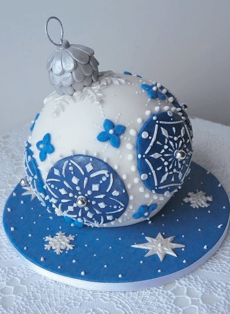 Новогодний торт
