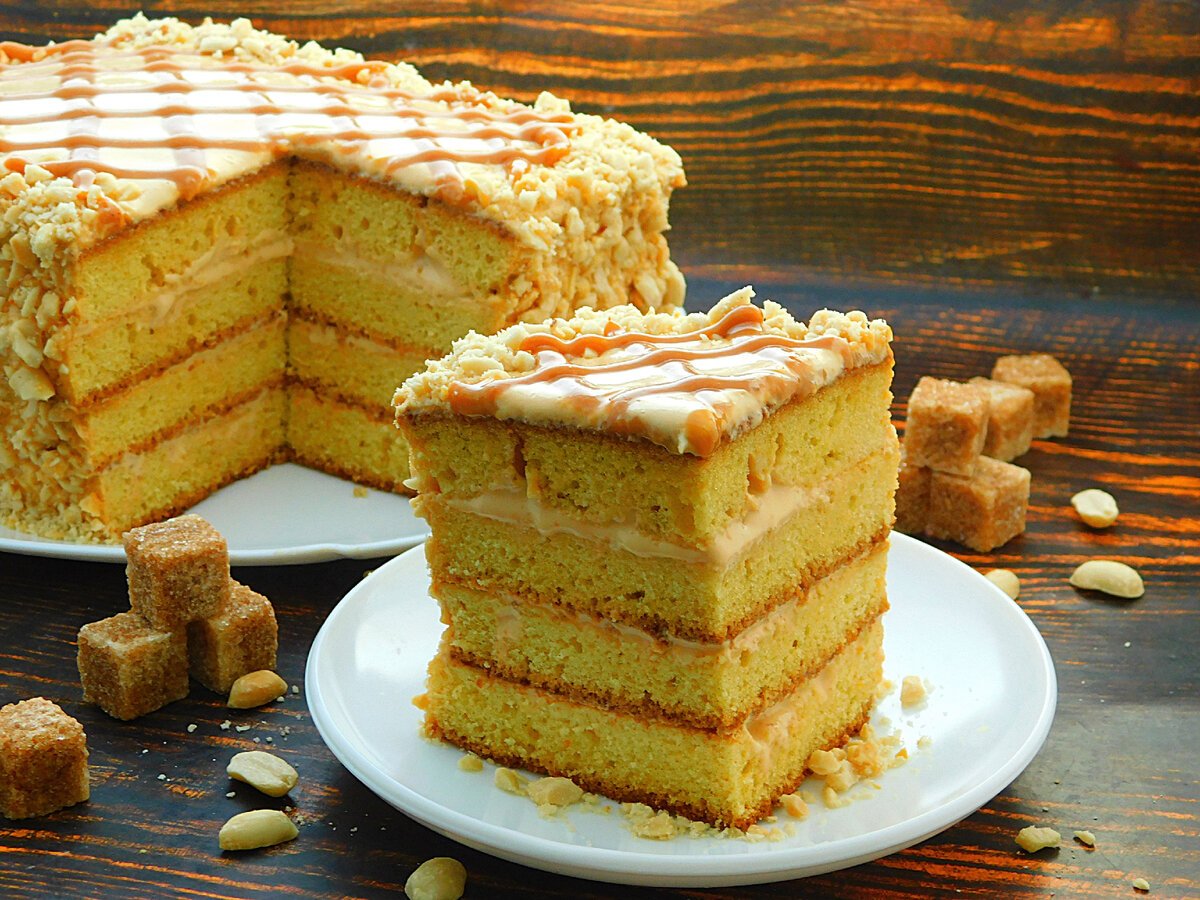 Торт кокетка медовыми коржами и кремом