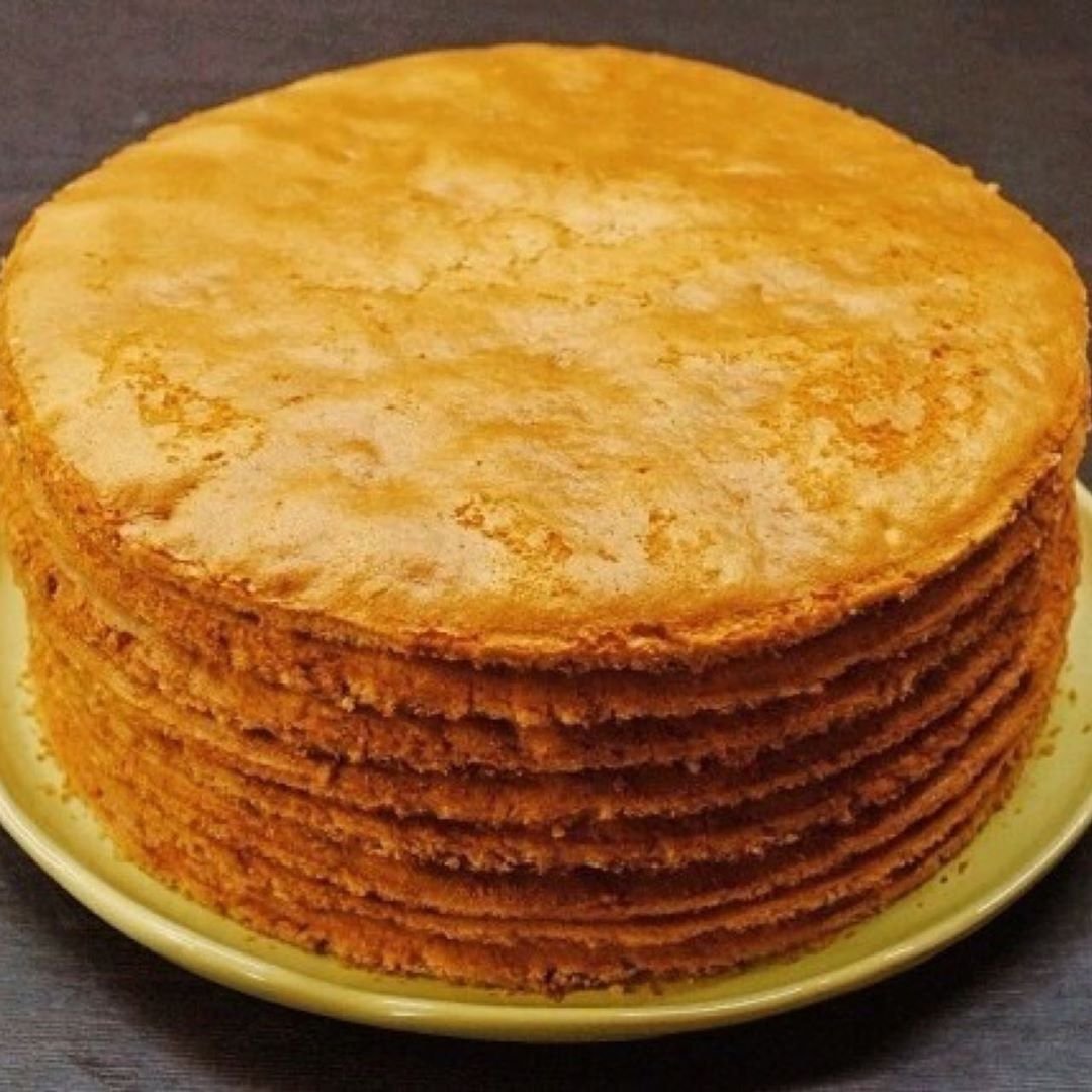 Тесто для коржей