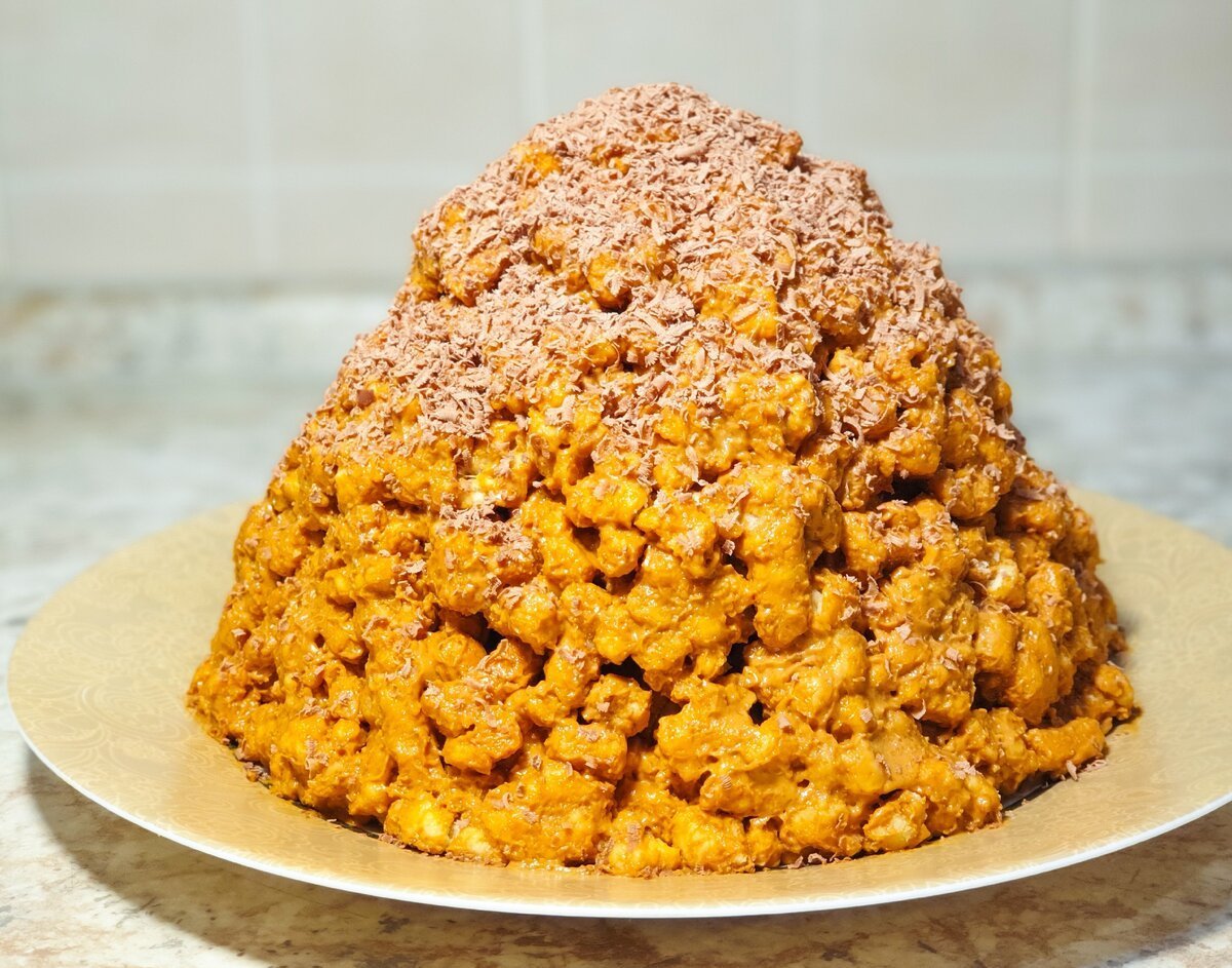 Торт из кукурузных палочек