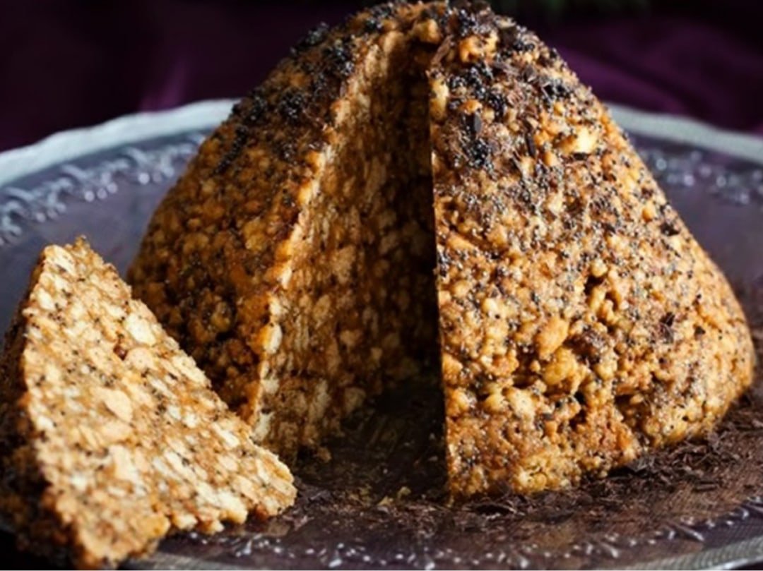 Десерт ириски с кукурузными палочками