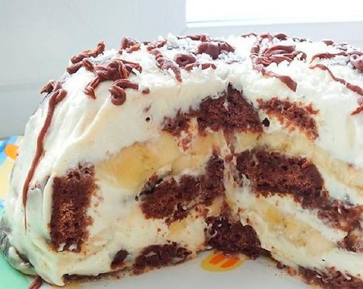 Вкусный тортик без выпечки