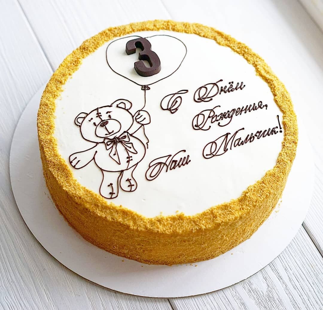 Декор медовика для ребенка