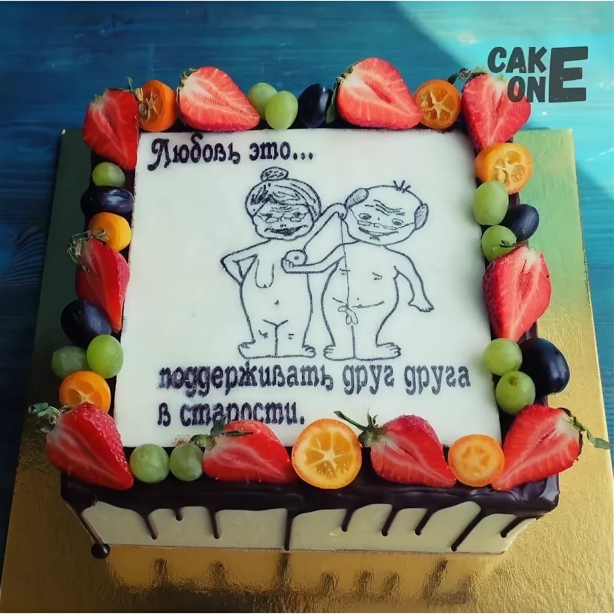 Стильный торт для девушки
